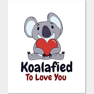 Valentine's Day Koala Love Wildlife Koala Lover Posters and Art